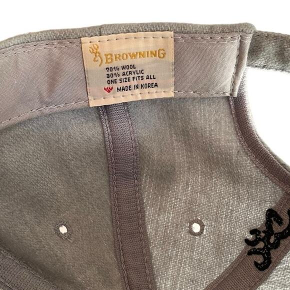 Vintage Browning Field Hat, Made in Korea, Wool and Acrylic, One Size Fits All - Picture 3 of 4